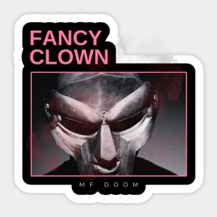 fancy clown - vintage minimalism Sticker